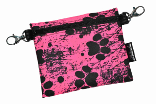 Peštovka Výstavní pamlskovník *tlapky fluo růžové*