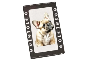 Peštovka Obal na očkovací průkaz *buldoček*