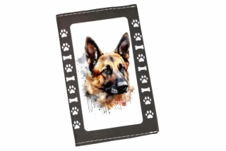 Peštovka Obal na očkovací průkaz *německý ovčák*