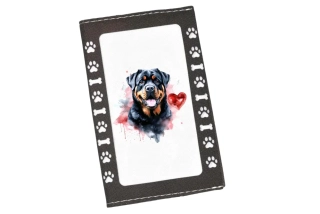 Peštovka Obal na očkovací průkaz *rottweiler*