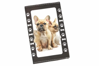 Peštovka Obal na očkovací průkaz *buldočci*