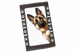 Peštovka Obal na očkovací průkaz *ovčák za rohem*