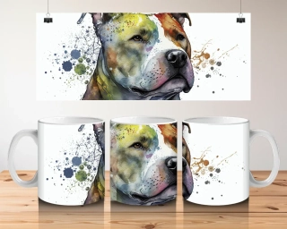 Hrnek bílý  330 ml *American StaffordshireTerrier*