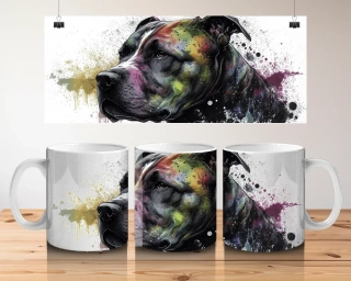 Hrnek bílý  330 ml *Staffordshire Bullterrier*