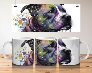 Hrnek bílý  330 ml *Staffordshire Bullterrier2*