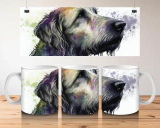 Hrnek bílý  330 ml *Vlkodav*