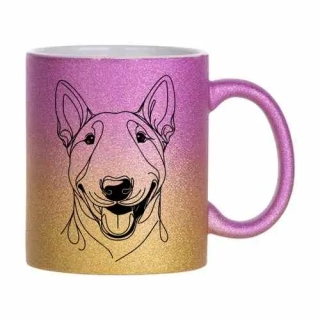 Hrnek třpytivý 330 ml A+ *BULÍK*