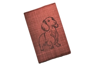 Peštovka Obal na očkovací průkaz *JEZEVČÍK*