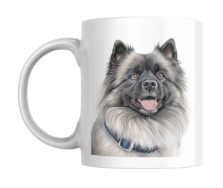 Hrnek bílý  330 ml *VLČÍ ŠPIC*