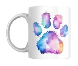 Hrnek bílý  330 ml *PAW COLOR*