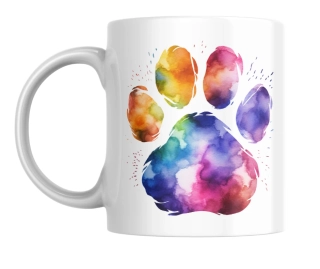 Hrnek bílý  330 ml *PAW COLOR*