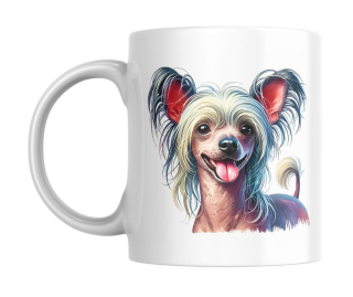 Hrnek bílý  330 ml *ČÍNSKÝ CHOCHOLATÝ*