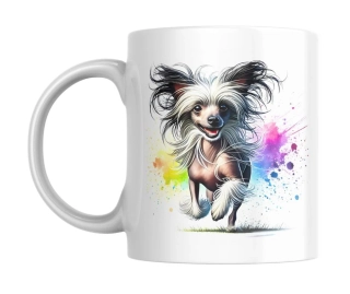 Hrnek bílý  330 ml *ČÍNSKÝ CHOCHOLATÝ*