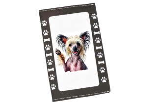 Peštovka Obal na očkovací průkaz *ČÍNSKÝ CHOCHOLATÝ*