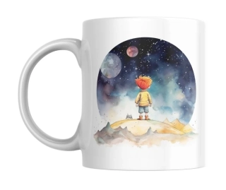 Hrnek bílý  330 ml *MALÝ PRINC*