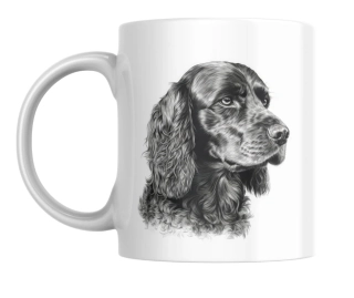 Hrnek bílý  330 ml *Cocker Spaniel*