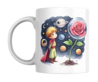 Hrnek bílý  330 ml *MALÝ PRINC*