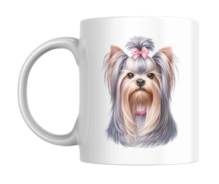 Hrnek bílý  330 ml *Yorkshire Terrier*