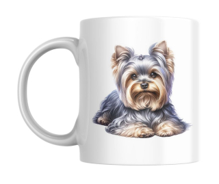 Hrnek bílý  330 ml *Yorkshire Terrier*
