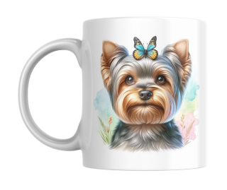 Hrnek bílý  330 ml *Yorkshire Terrier*