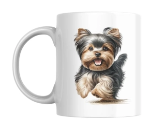 Hrnek bílý  330 ml *Yorkshire Terrier*