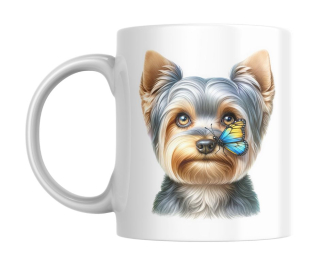 Hrnek bílý  330 ml *Yorkshire Terrier*