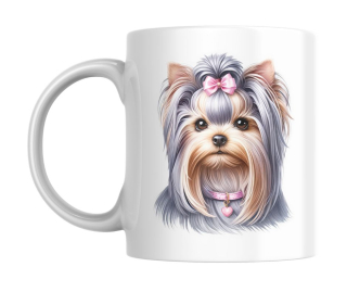 Hrnek bílý  330 ml *Yorkshire Terrier*