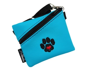 Peštovka Výstavní pamlskovník *MINI* modrý s tlapkou