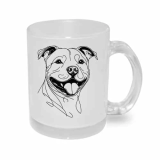 Hrnek skleněný MATNÝ 330 ml A+ *STAFÍK*
