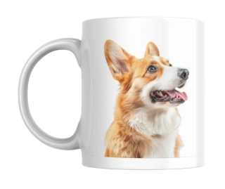 Hrnek bílý  330 ml *Welsh Corgi*