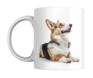 Hrnek bílý  330 ml *Welsh Corgi*