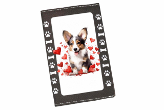 Peštovka Obal na očkovací průkaz *Welsh Corgi*