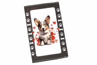 Peštovka Obal na očkovací průkaz *Welsh Corgi*