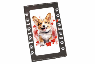 Peštovka Obal na očkovací průkaz *Welsh Corgi*