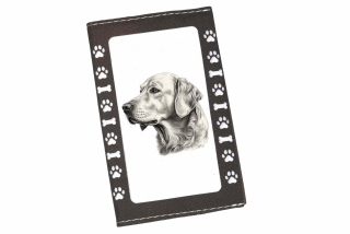 Peštovka Obal na očkovací průkaz *GOLDEN RETRIEVER*