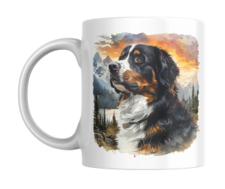 Hrnek bílý  330 ml *Bernský salašnický pes*