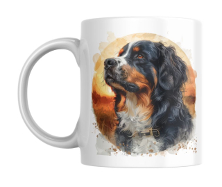 Hrnek bílý  330 ml *Bernský salašnický pes*