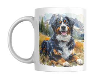 Hrnek bílý  330 ml *Bernský salašnický pes*