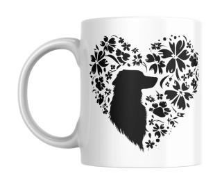 Hrnek bílý  330 ml * Dog Paw* NO.3