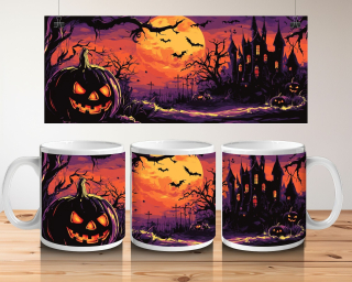 Hrnek bílý  330 ml *HALLOWEEN* No.02