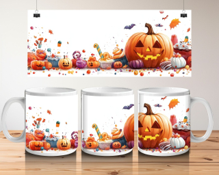 Hrnek bílý  330 ml *HALLOWEEN* No.04