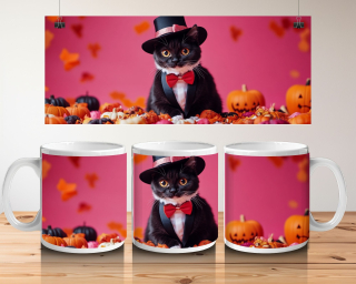 Hrnek bílý  330 ml *HALLOWEEN* No.09