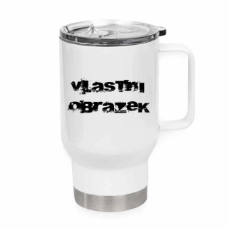 Peštovka Cestovní hrnek 450ml bílý *VLASTNÍ OBRÁZEK*