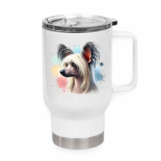 Peštovka Cestovní hrnek 450ml bílý *ČÍNSKÝ CHOCHOLATÝ*