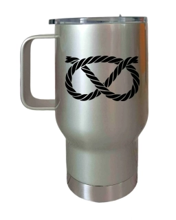 Peštovka Cestovní hrnek 450ml stříbrný *SBT UZEL*