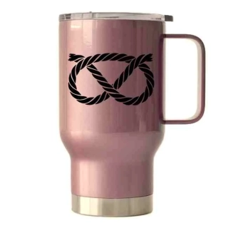 Peštovka Cestovní hrnek 450ml růžový *SBT UZEL*