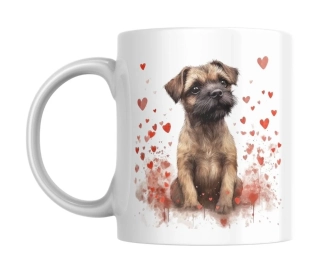 Hrnek bílý  330 ml *Border Terrier*