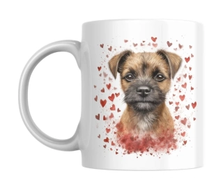 Hrnek bílý  330 ml *Border Terrier*