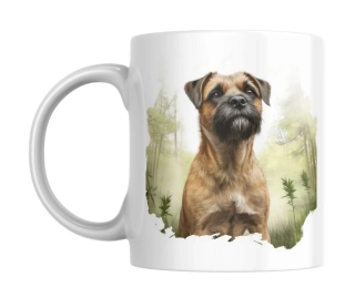 Hrnek bílý  330 ml *Border Terrier*