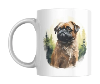 Hrnek bílý  330 ml *Border Terrier*